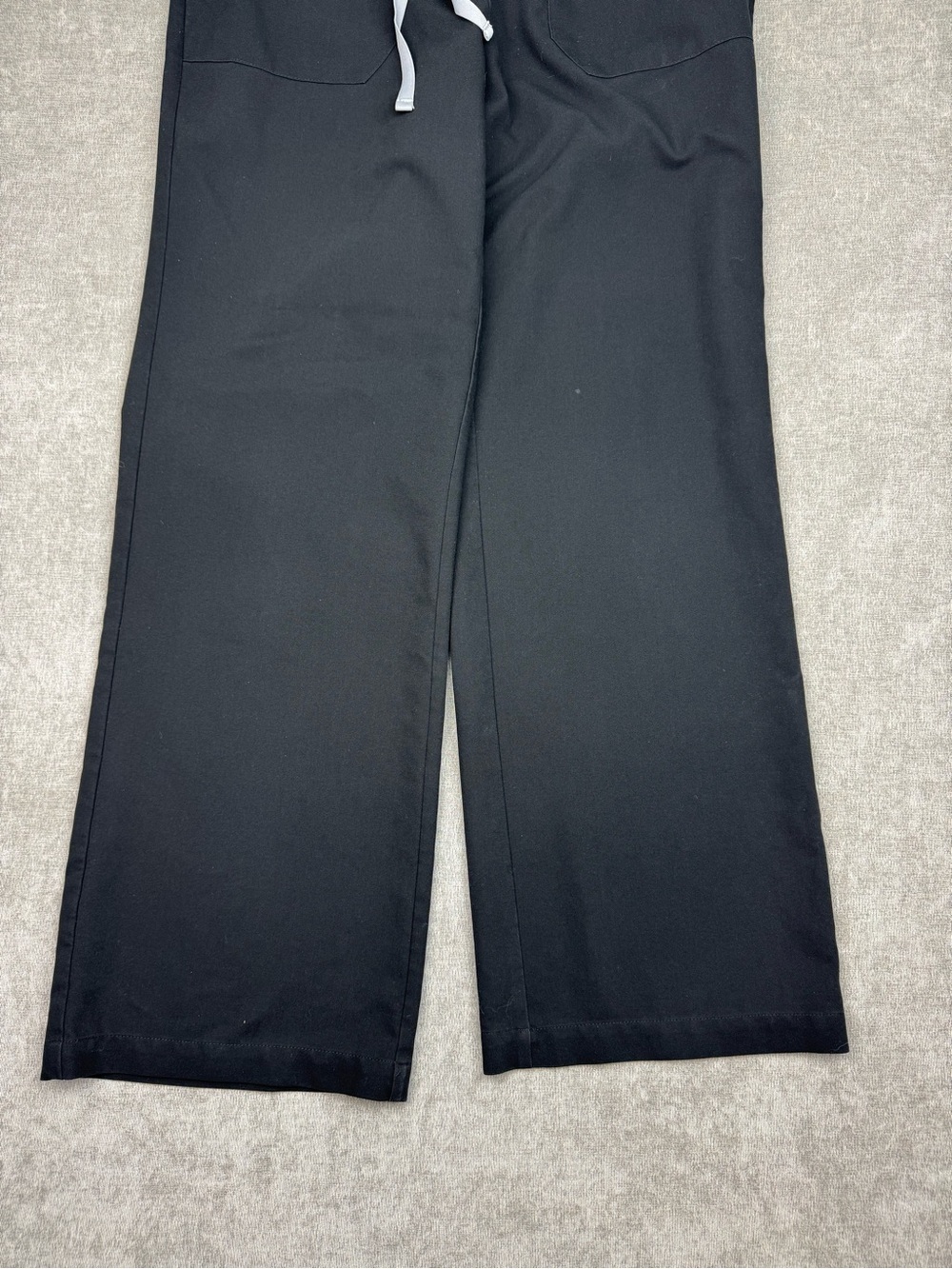 Figs Wide Leg Elastic Waist Scrub Pants Black Women’s Medium - Picture 3 of 10